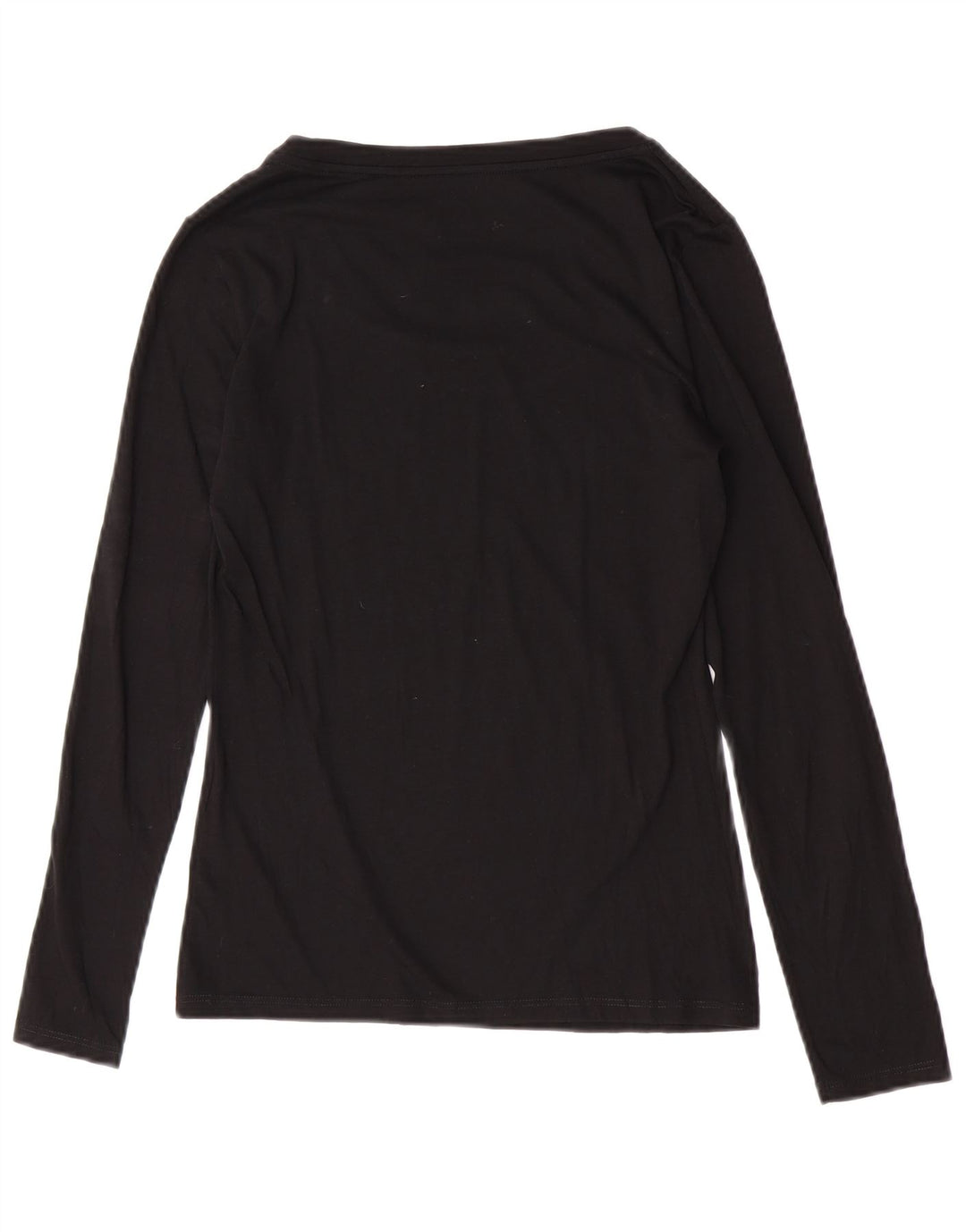 Armani Exchange Top gráfico para mujer Reino Unido 8 Pequeño logotipo negro
