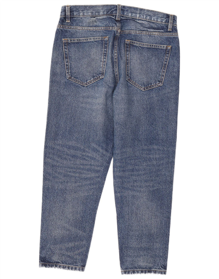 Zara Jeans recortados para hombre EU 40 Medium W31 L25 Azul