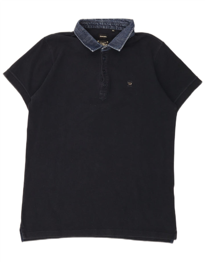 Diesel Polo Hombre 2XL Azul Marino Algodón