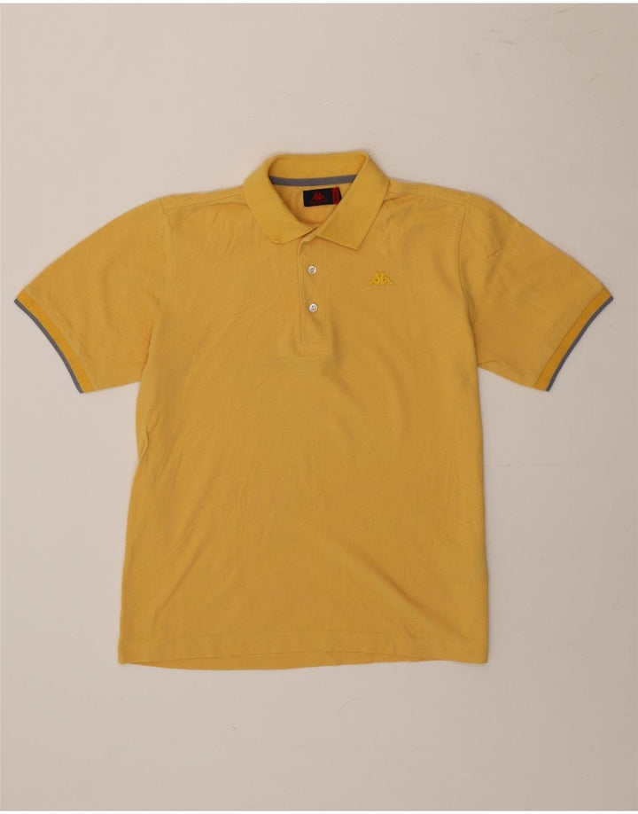 Polo Kappa Hombre Small Amarillo Algodón
