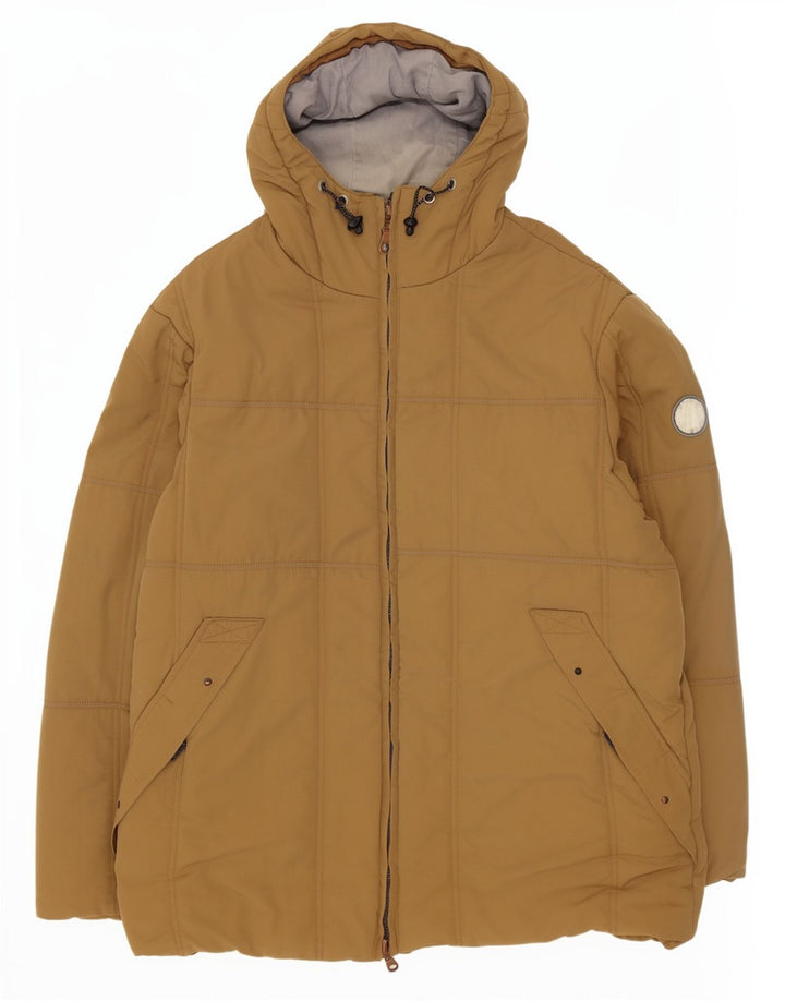 Murphy & Nye Chaqueta acolchada con capucha para hombre UK 42 XL Beige