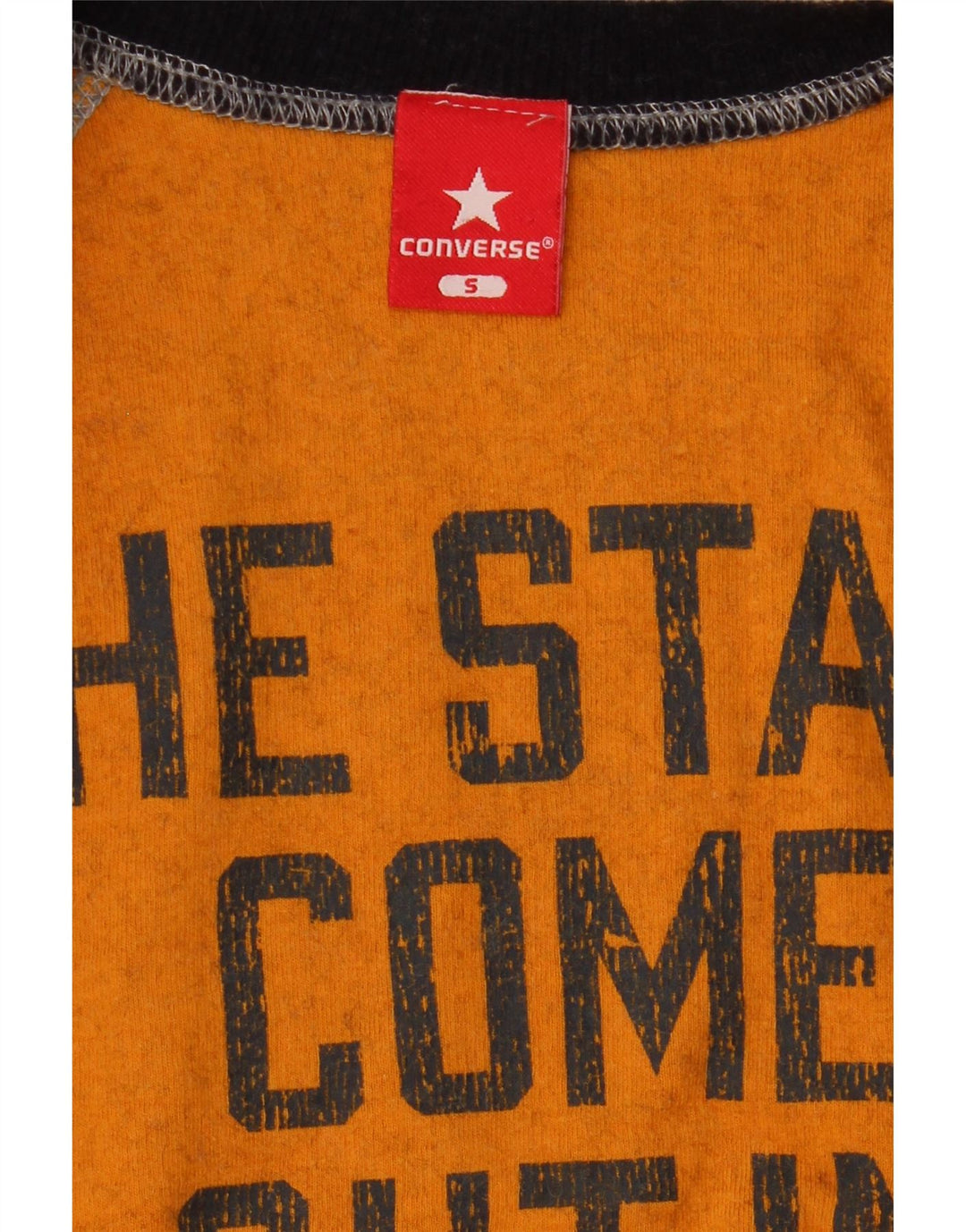 Converse Hombre Cárdigan Gráfico Suéter Pequeño Gris Colorblock