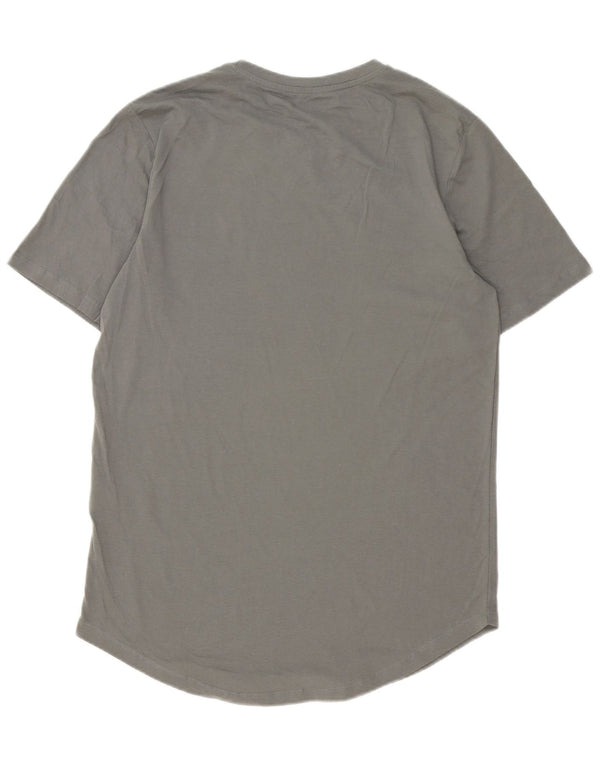 Jack & Jones Hombre Lash Camiseta Top Algodón Gris Medio