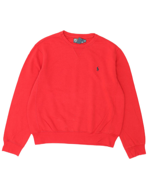 Polo Ralph Lauren Hombre Sudadera Jumper Medium Rojo Algodón
