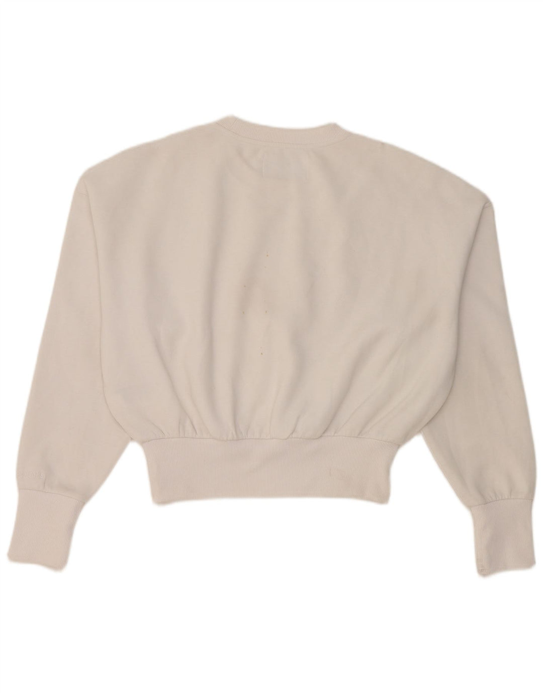 Calvin Klein Jeans - Sudadera extragrande para mujer, talla 40, tamaño mediano, color blanco
