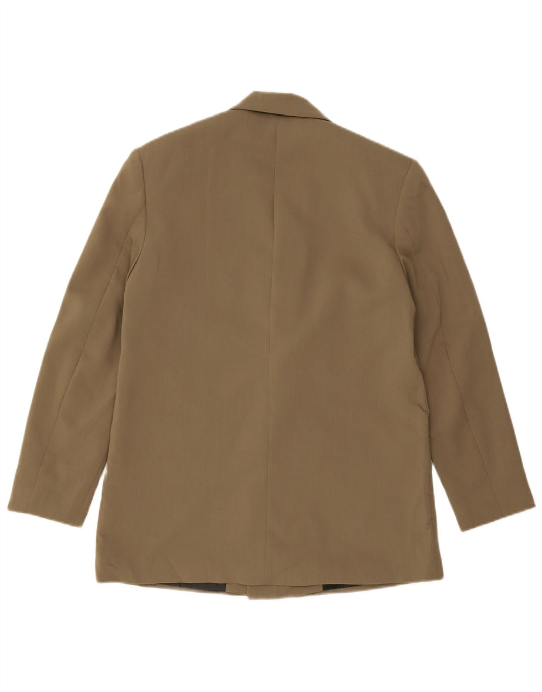 Zara Chaqueta tipo blazer con doble botonadura para hombre UK 34 XS Poliéster caqui