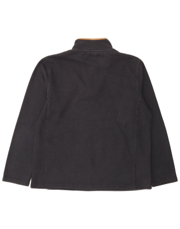 Mountain Warehouse Sudadera con Cuello Y Cremallera para Hombre Jersey Grande De Algodón Azul Marino
