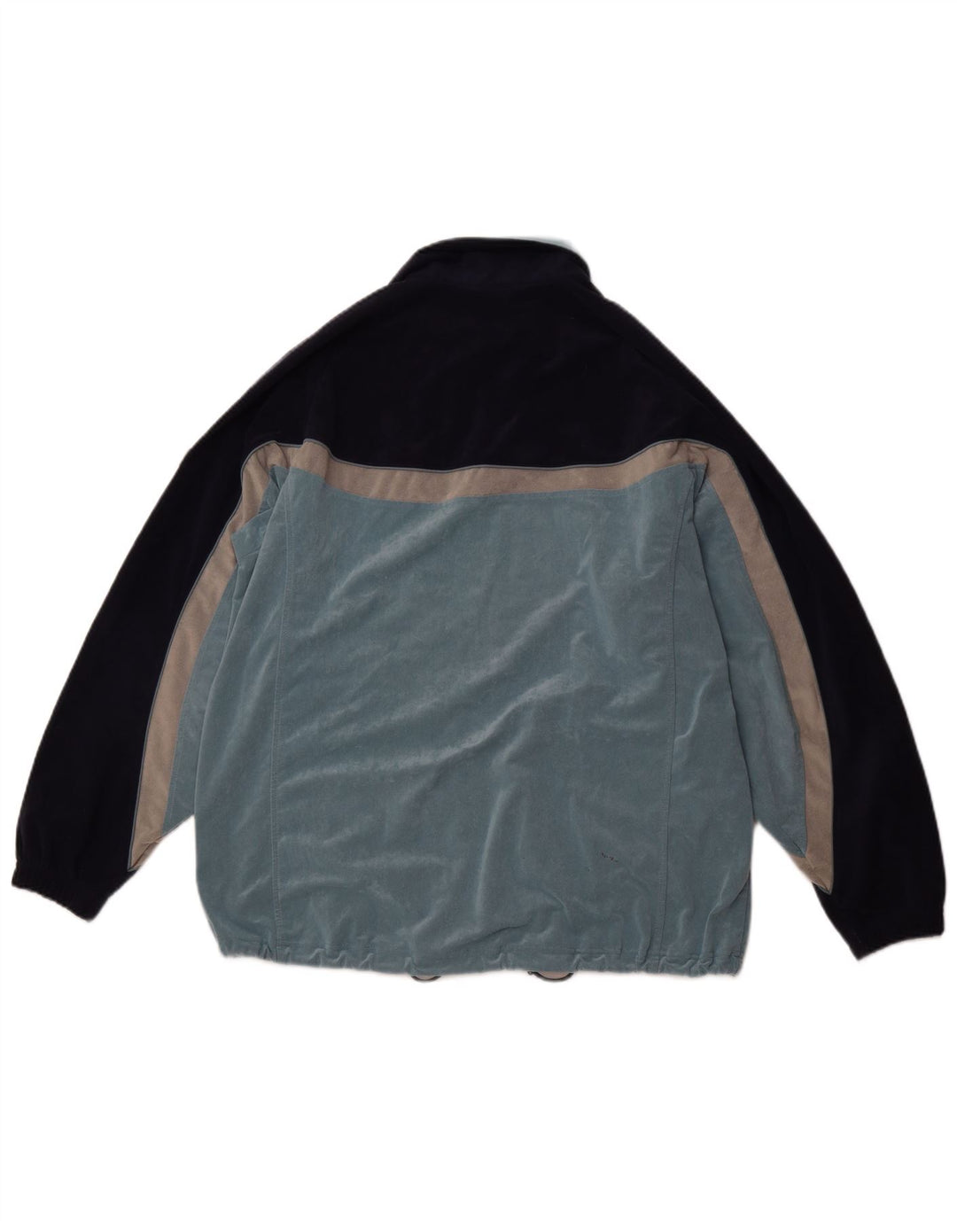 ASICS Hombre Chándal Top Chaqueta Grande Azul Colorblock Poliéster Deportes