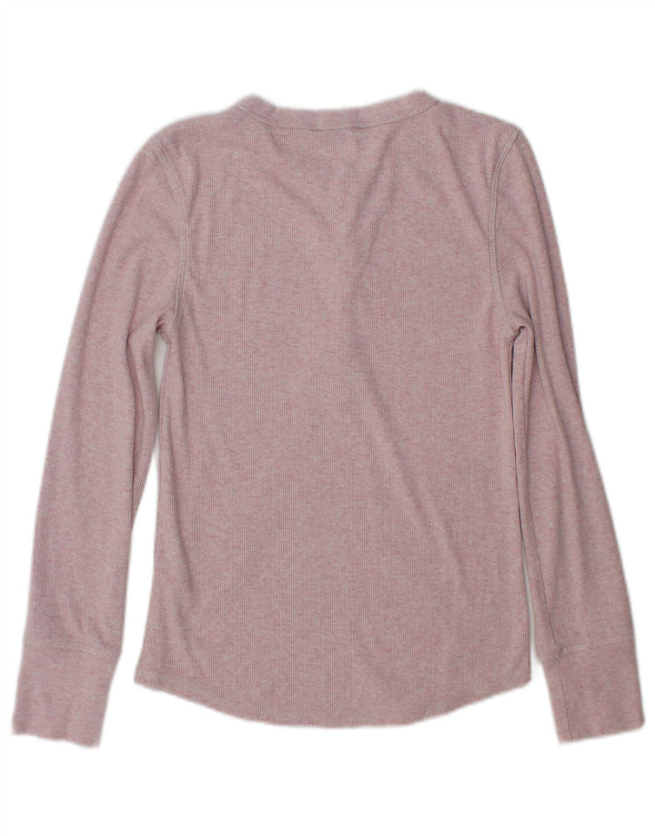 Marks & Spencer Top para mujer de manga larga UK 8 Small Rosa Poliéster