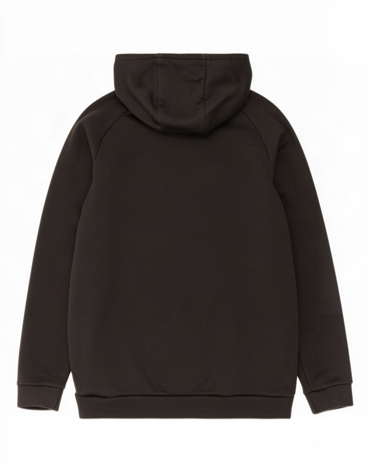 Nike Dri Fit Graphic Sudadera con capucha para hombre, talla mediana, poliéster negro