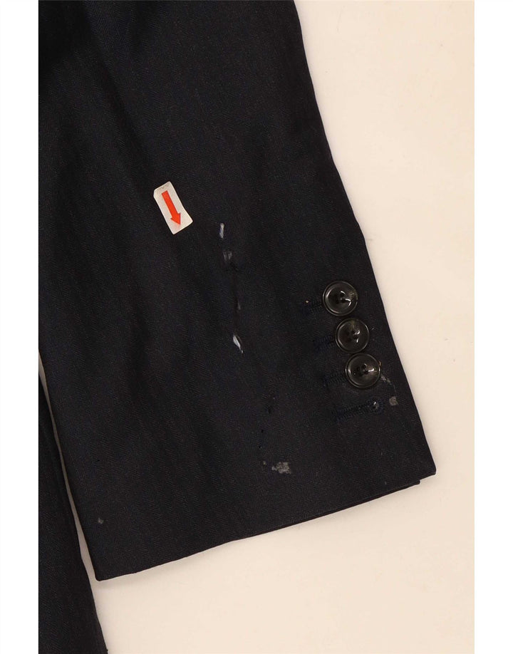 Marks & Spencer Chaqueta tipo blazer de 2 botones para hombre UK 38 Mediana lana azul marino