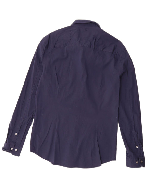Camisa Tommy Hilfiger Hombre Slim Fit Algodón Azul Marino Grande