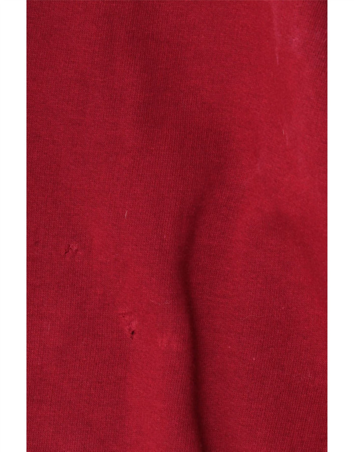 GYMNASIUM Sudadera gráfica para hombre Jumper Large Borgoña