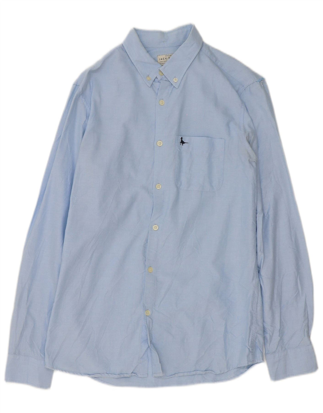 Camisa Jack Wills Hombre Small Azul Algodón