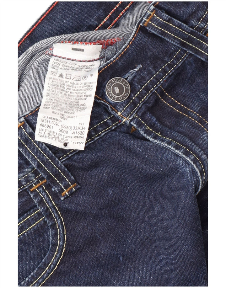 Levi's Hombre 511 Slim Jeans W33 L34 Algodón Azul