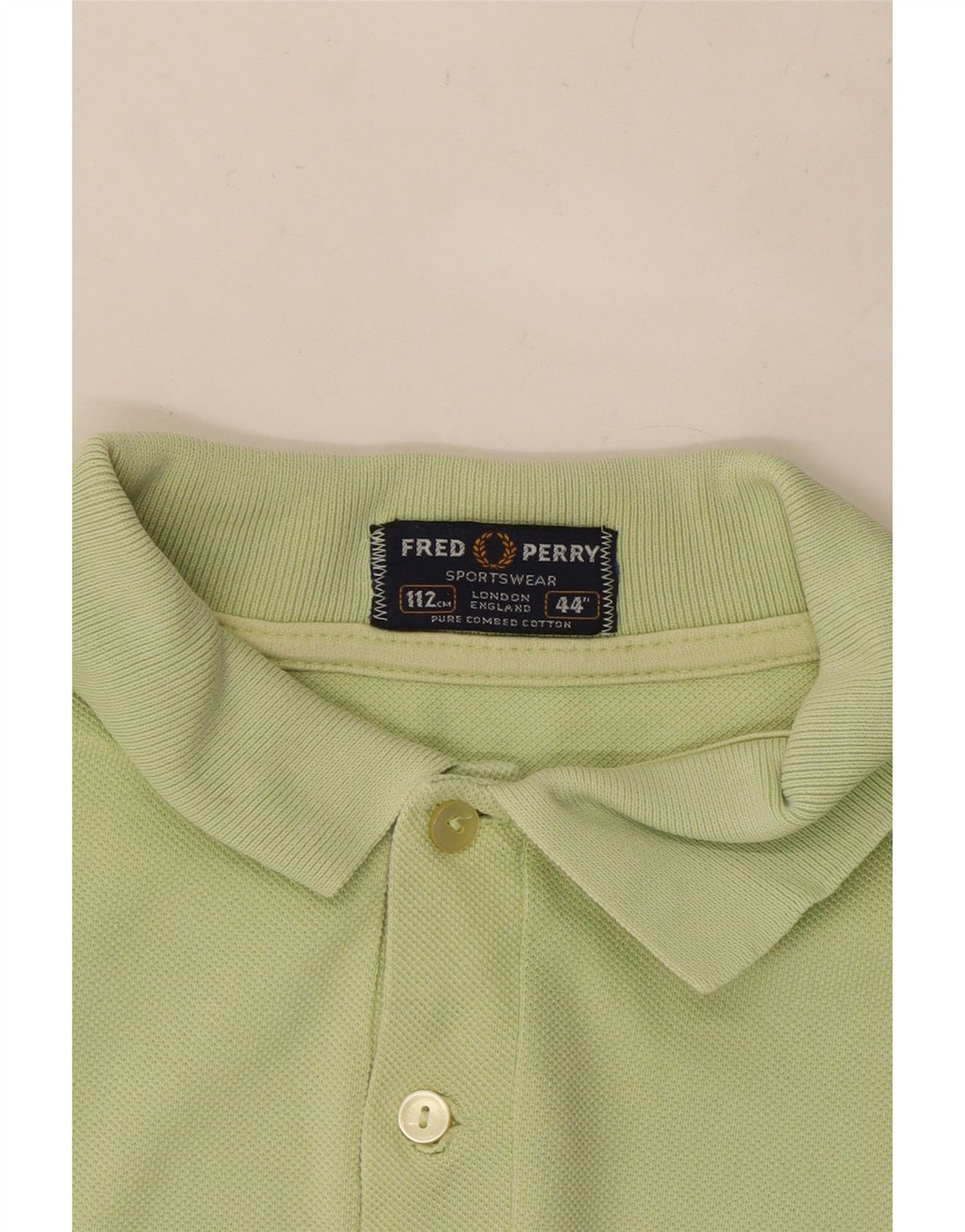 FRED PERRY Polo Hombre Verde Medio