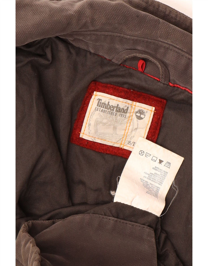 Timberland Chaqueta utilitaria para hombre UK 36 Small Brown Cotton