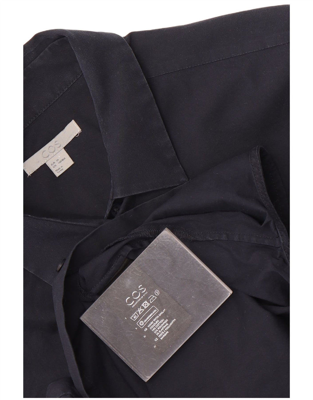 Camisa para mujer Cos EU 34 XS Algodón azul marino