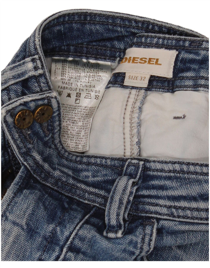 Diesel Vaqueros pitillo para hombre W32 L34 Algodón azul
