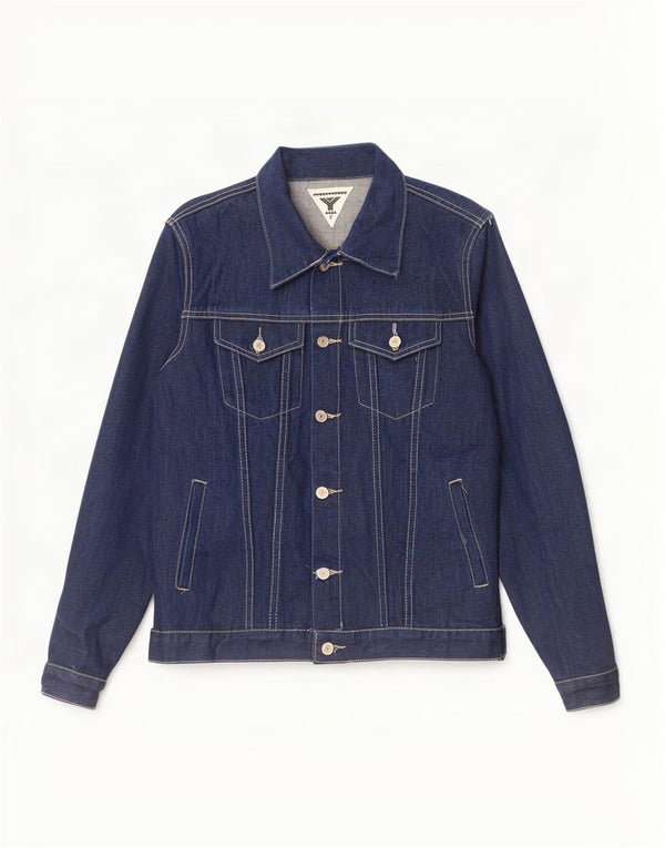 Chaqueta Vaquera Vintage Niño 14-15 Años Algodón Azul Marino