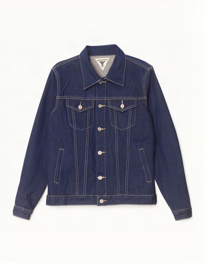 Chaqueta Vaquera Vintage Niño 14-15 Años Algodón Azul Marino