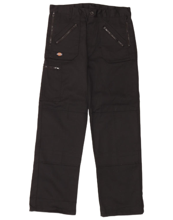 Dickies Pantalones cargo rectos para hombre W32 L31 Poliéster negro