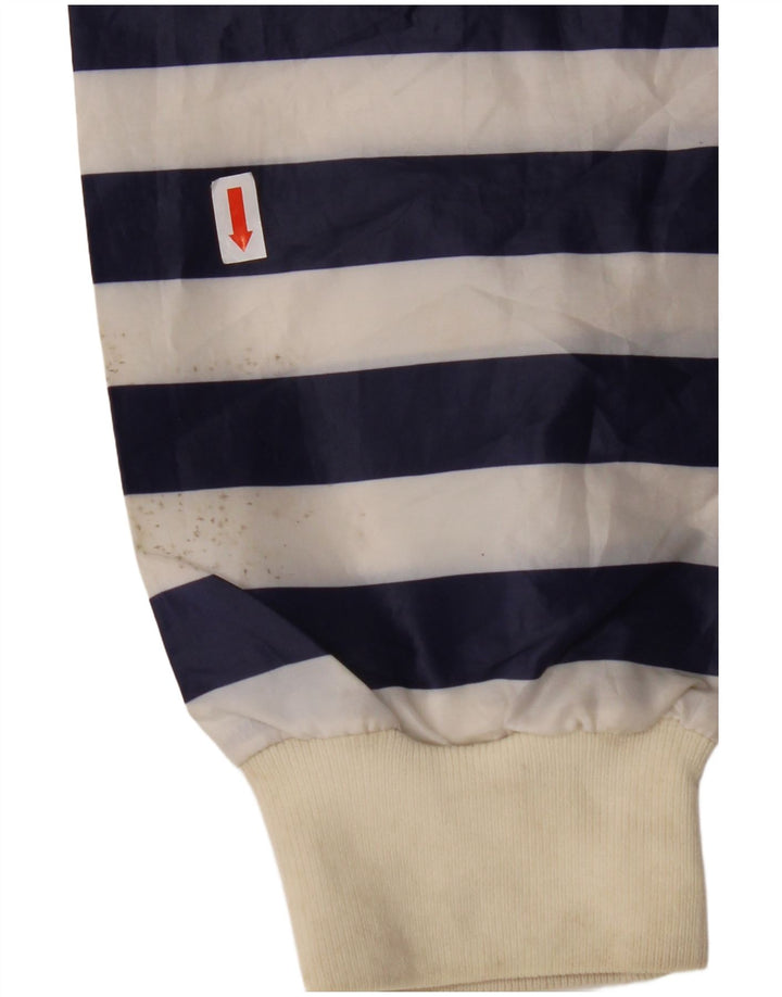 INVICTA Chaqueta impermeable con capucha para hombre UK 40 Large Poliéster a rayas azul marino