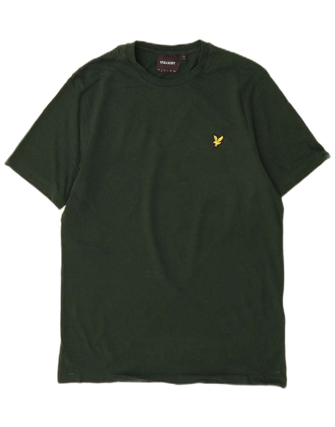 Lyle & Scott - Camiseta para hombre, talla pequeña, color verde, algodón