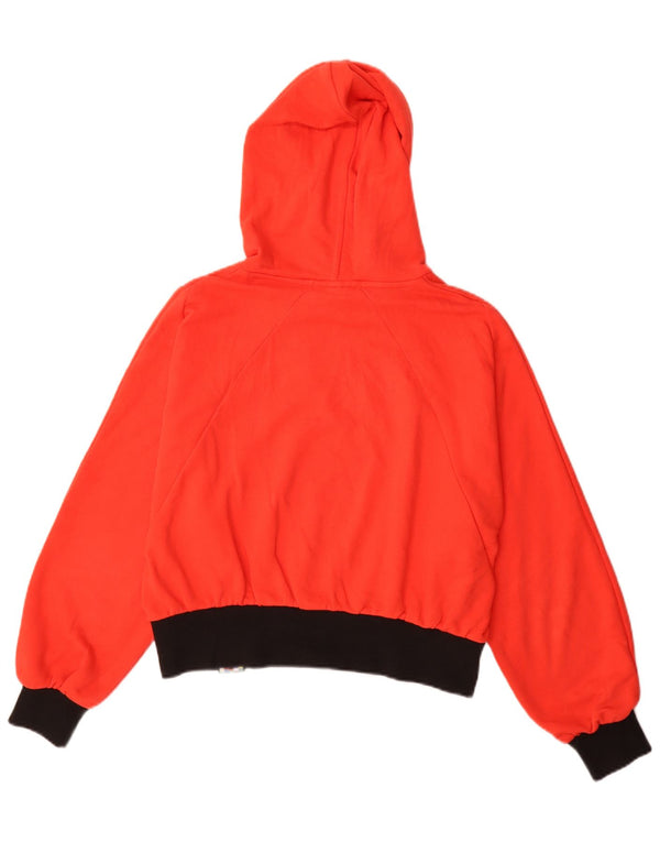 Puma Sudadera con capucha gráfica extragrande para mujer UK 10 Small Red Colourblock