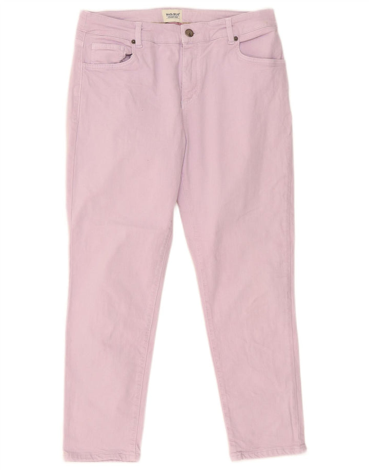 Vaqueros rectos cortos para mujer de White Stuff W30 L25 Algodón morado