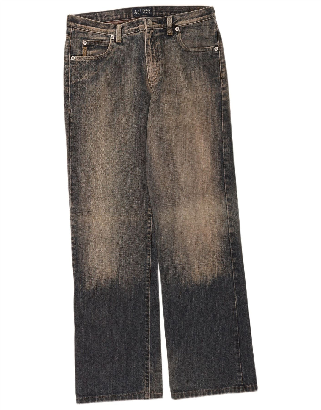 Jeans Armani Mujer Sueltos W28 L30 Algodón Azul
