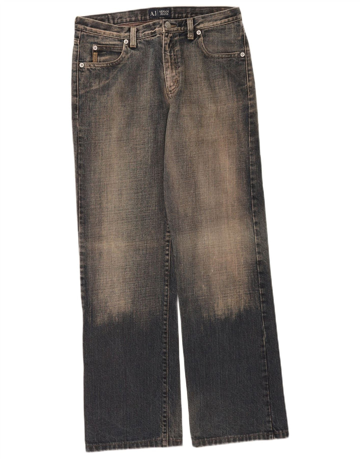 Jeans Armani Mujer Sueltos W28 L30 Algodón Azul