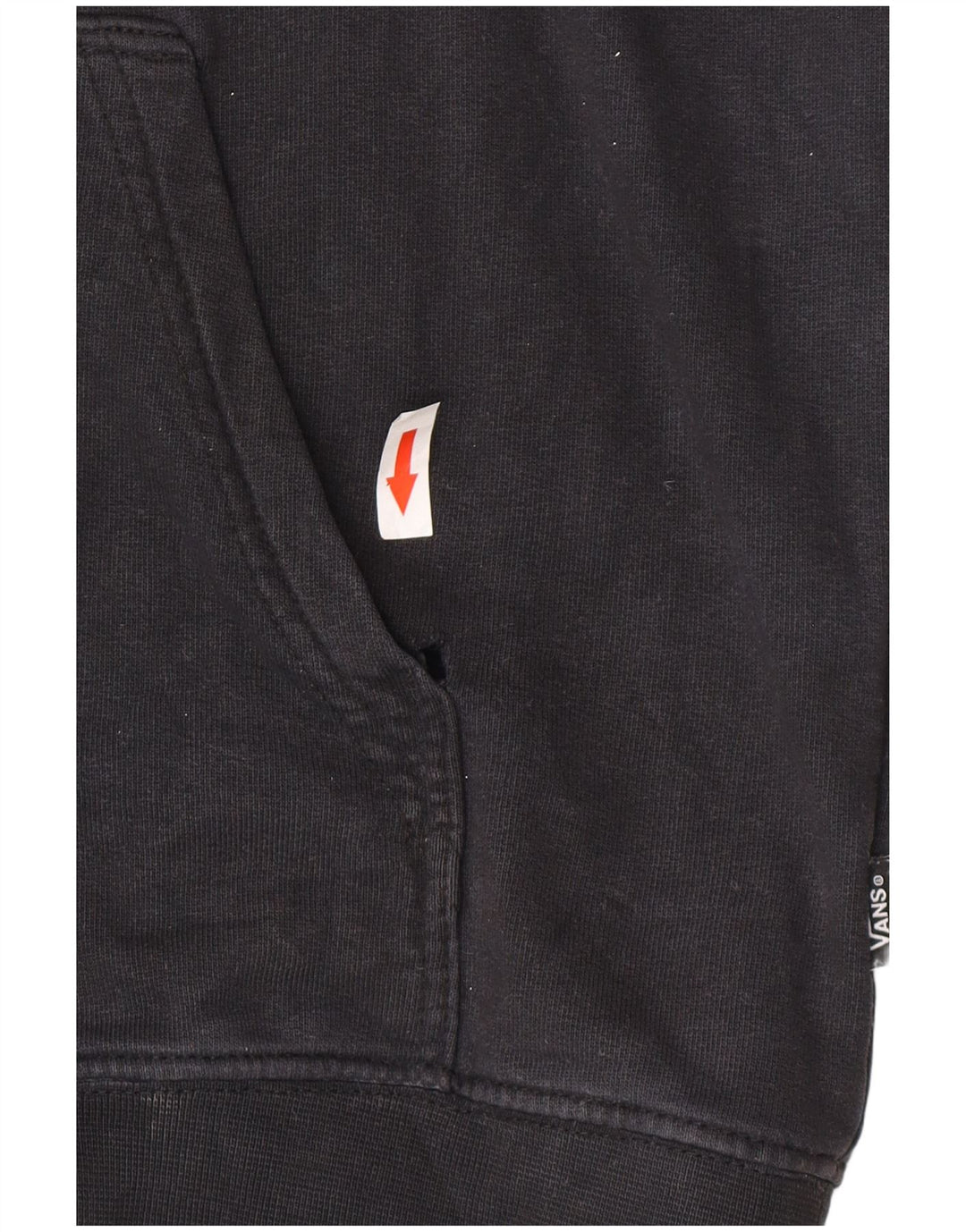 Vans Hombre Sudadera Con Capucha Jumper Medium Negro Algodón