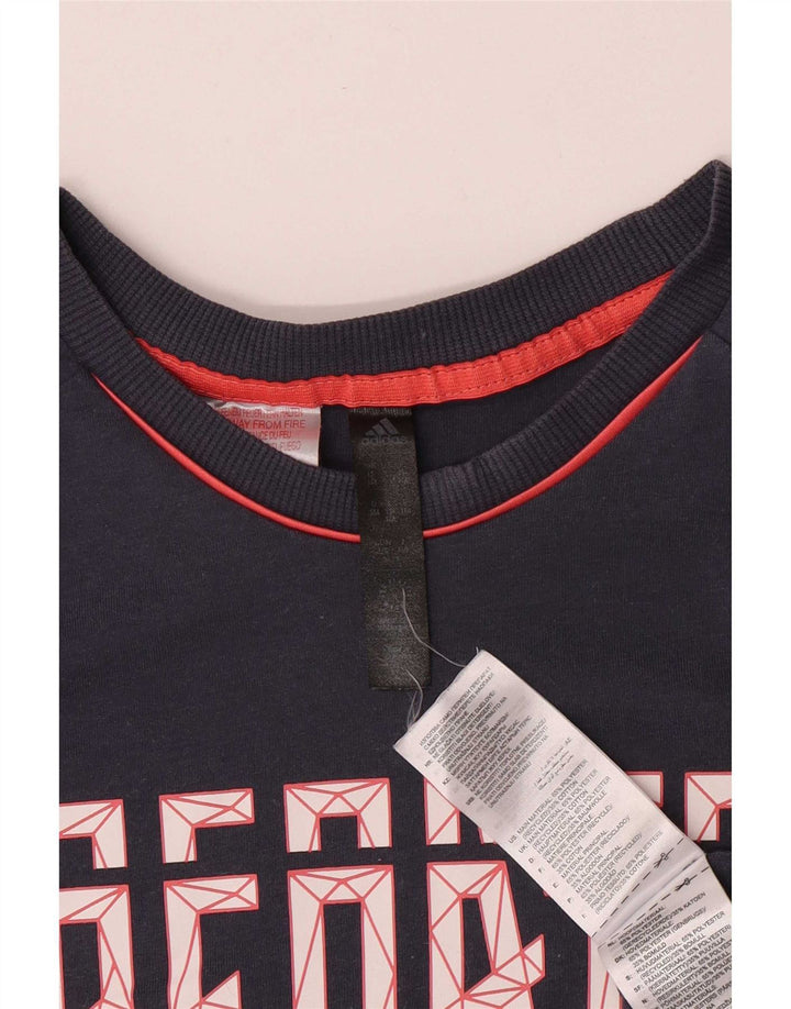 Adidas Camiseta Regular Graphic para Niños 13-14 Años Azul Marino Poliéster