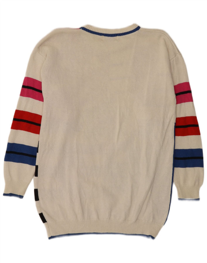 Jersey básico para mujer con cuello barco y palangre, talla 40, talla M, multicolor