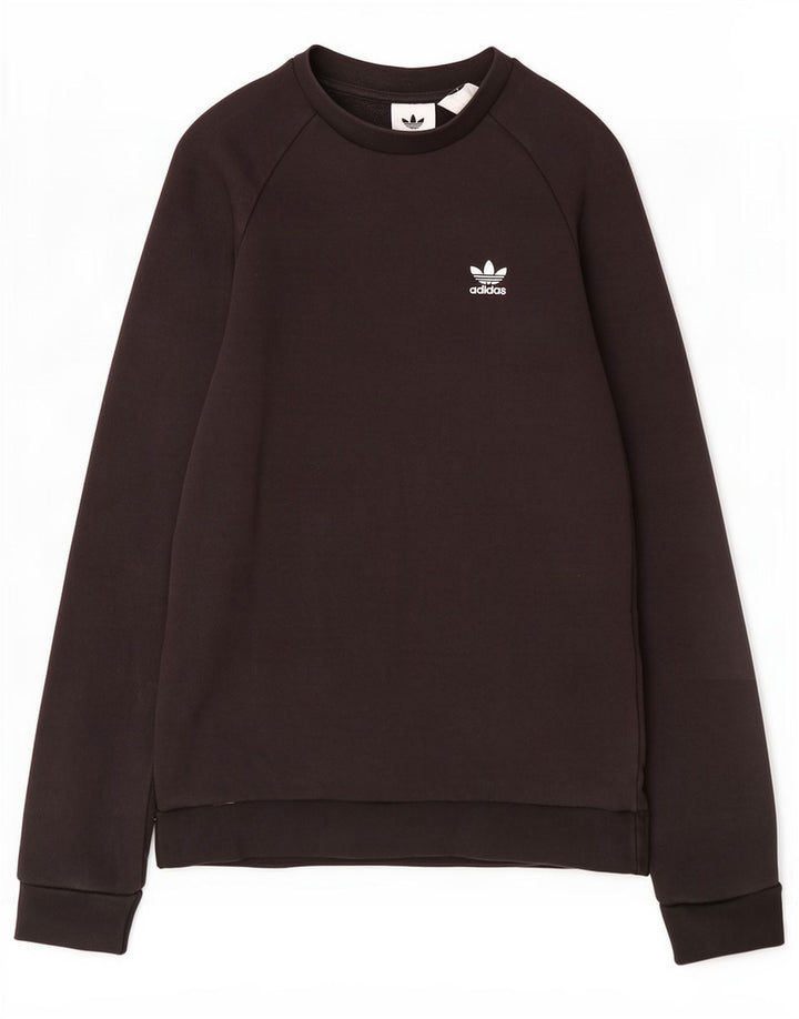 Adidas Hombre Sudadera Jumper Small Negro Algodón