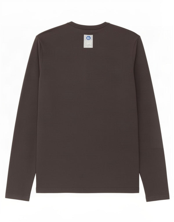 Jack & Jones Hombre Top Manga Larga Gris Medio