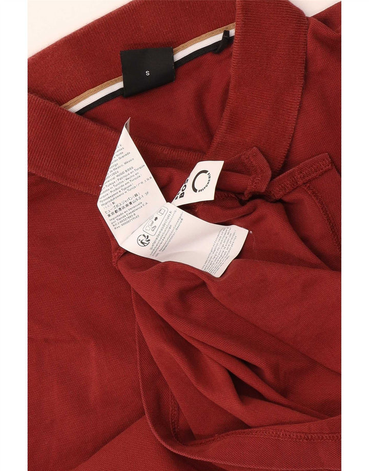 Polo HUGO BOSS Hombre Small Marrón Algodón