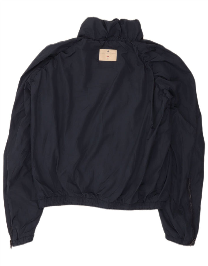Adidas Stella McCartney - Chaqueta impermeable de gran tamaño para mujer, talla S, color azul marino
