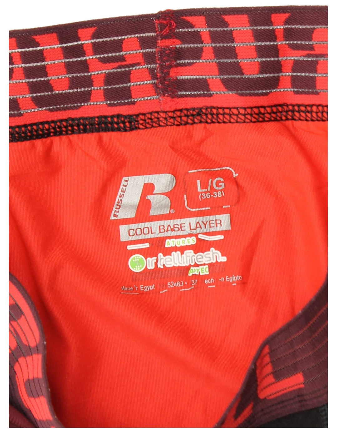 Leggings Russell Athletic para hombre color borgoña grande