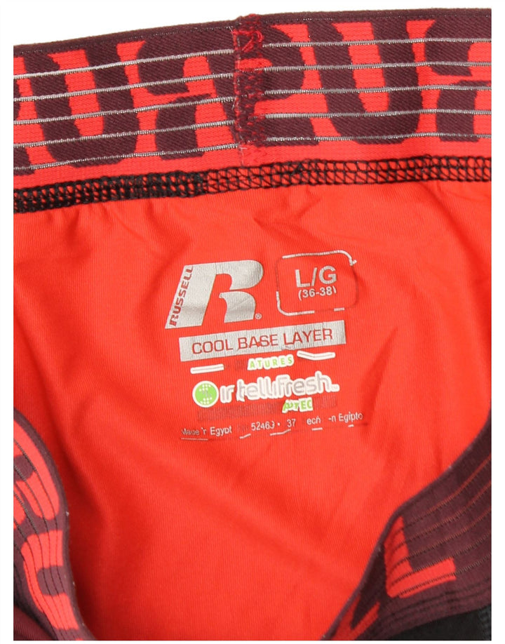 Leggings Russell Athletic para hombre color borgoña grande