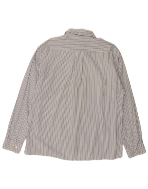 Camisa Tommy Hilfiger Hombre Grande Azul Rayas Algodón