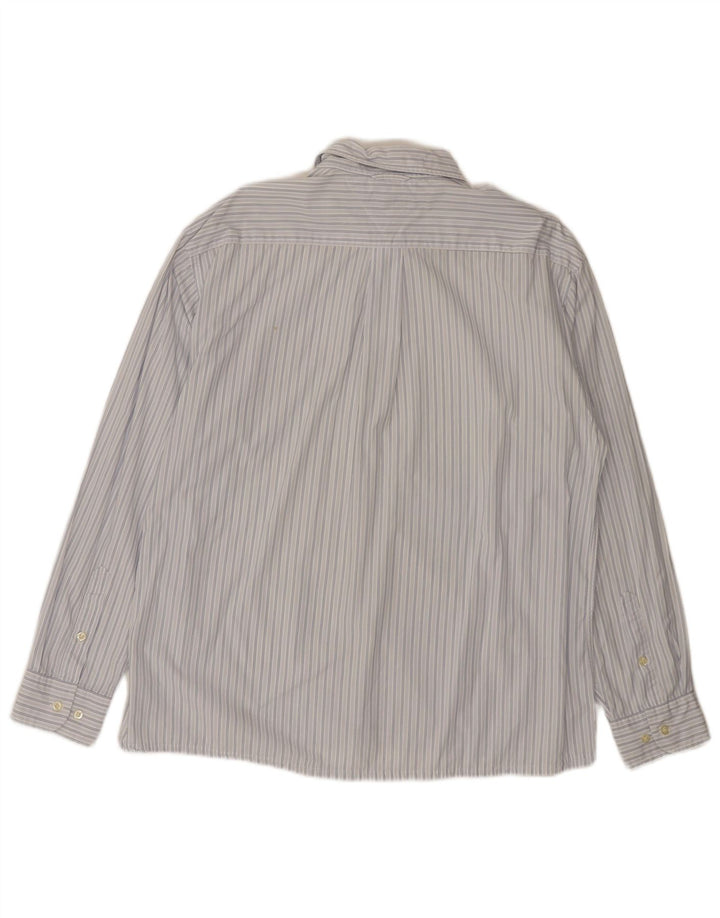 Camisa Tommy Hilfiger Hombre Grande Azul Rayas Algodón