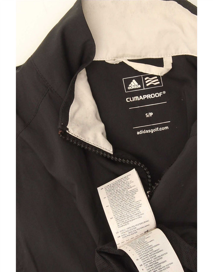 Adidas Mens Clima Proof Sin Mangas Chándal Top Chaqueta Pequeño Negro