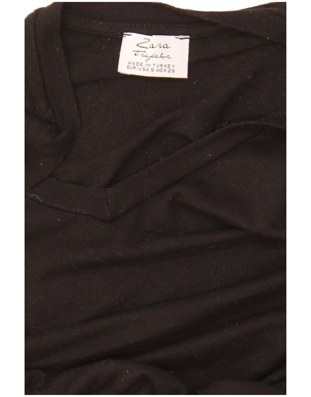 Zara Mujer Trafaluc Vestido Acampanado Pequeño Negro