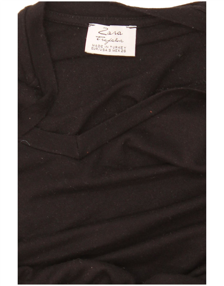 Zara Mujer Trafaluc Vestido Acampanado Pequeño Negro