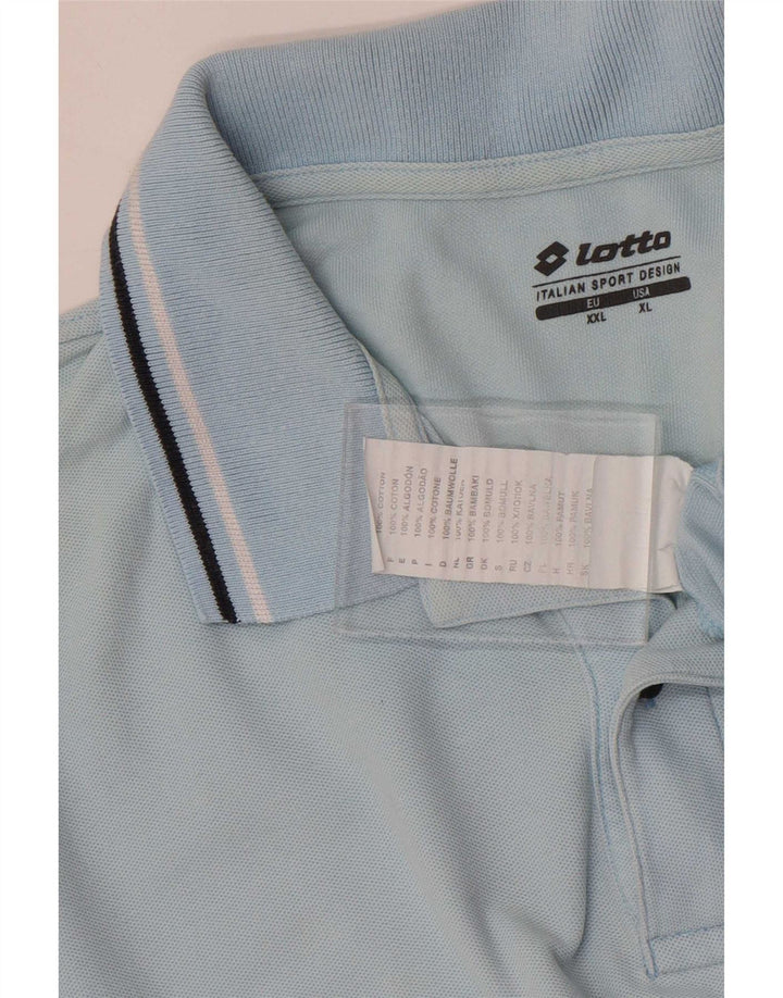 Polo Lotto Hombre XL Rayas Azules
