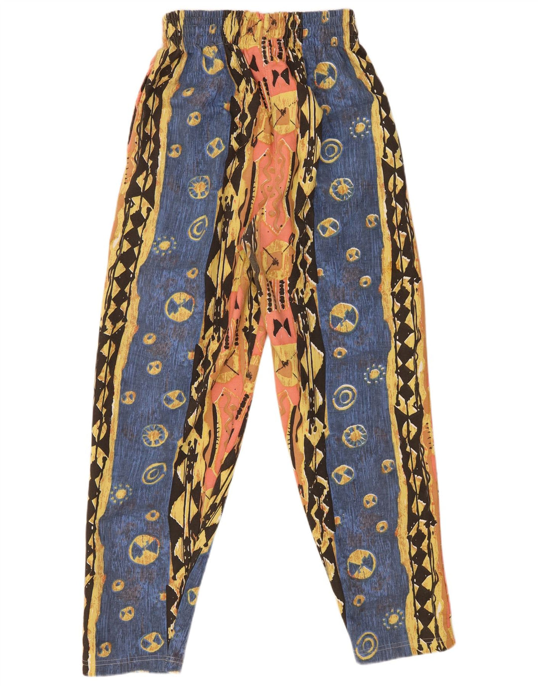 Uncle Sam - Pantalones de cintura alta para mujer, talla pequeña W27 L29, algodón multicolor