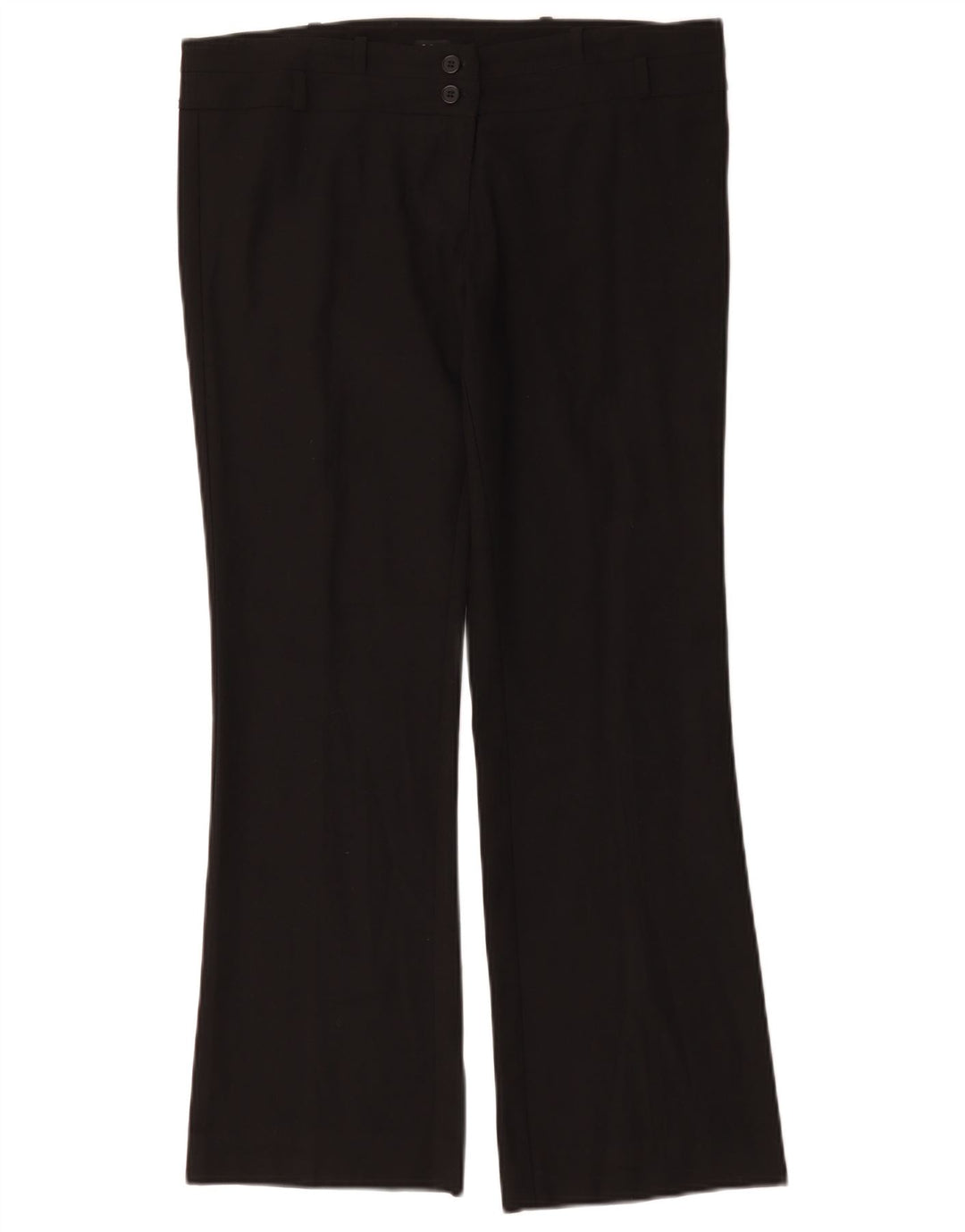 Oasis Pantalones Casuales Bootcut para Mujer UK 12 Medium W34 L29 Poliéster Negro