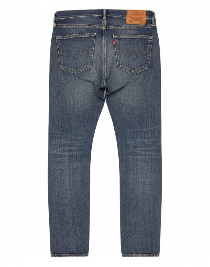 LEVI'S Womens 519 Slim Jeans W32 L32 Blue Cotton